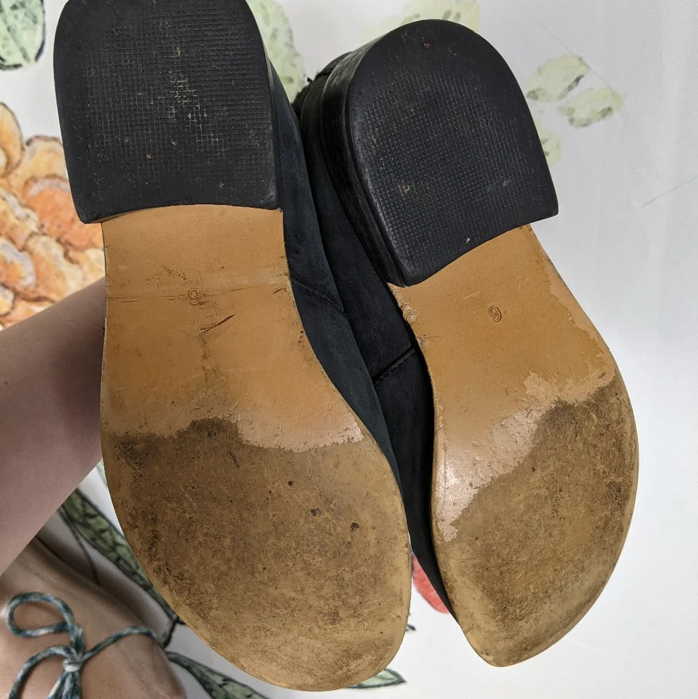 Jeffrey Campbell x free people gray ankle moto boots 6 - Picture 3 of 8